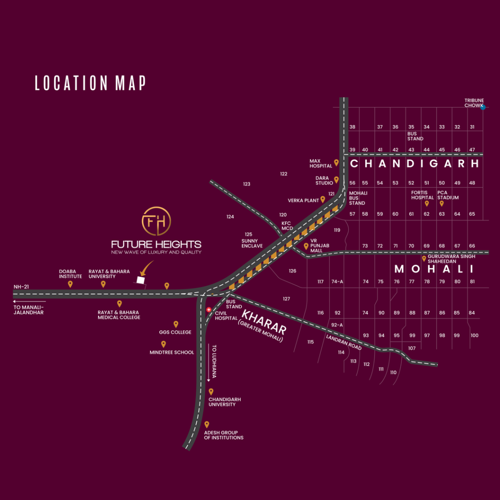 Future Heights Location Map